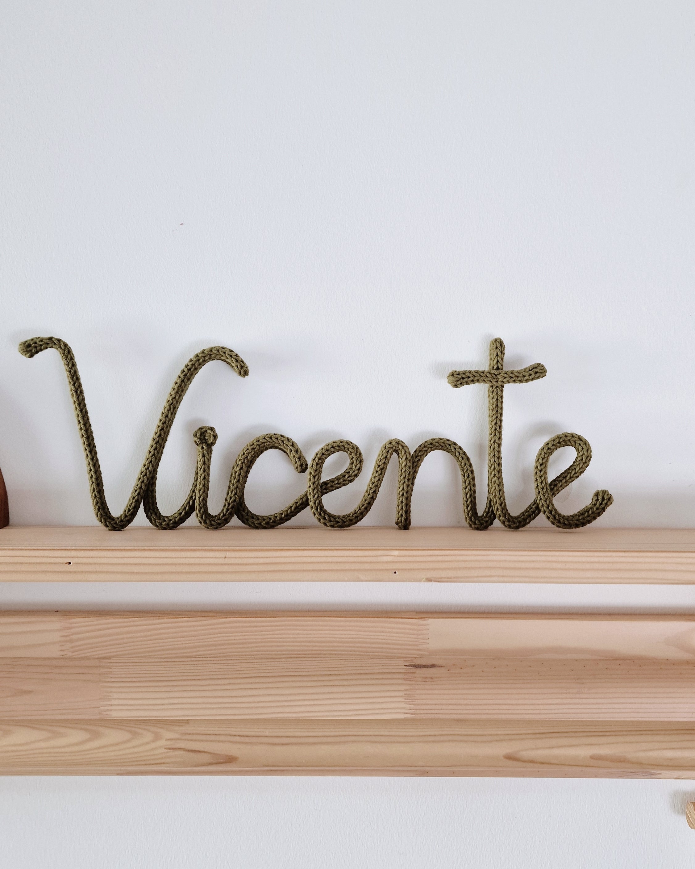 Nome Personalizado em Tricotin