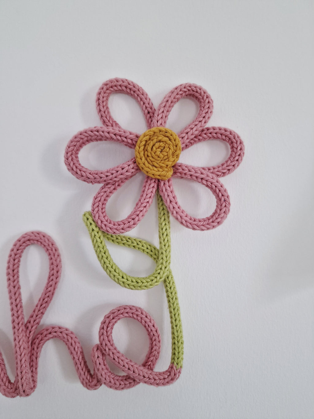 Nome + Flor com caule