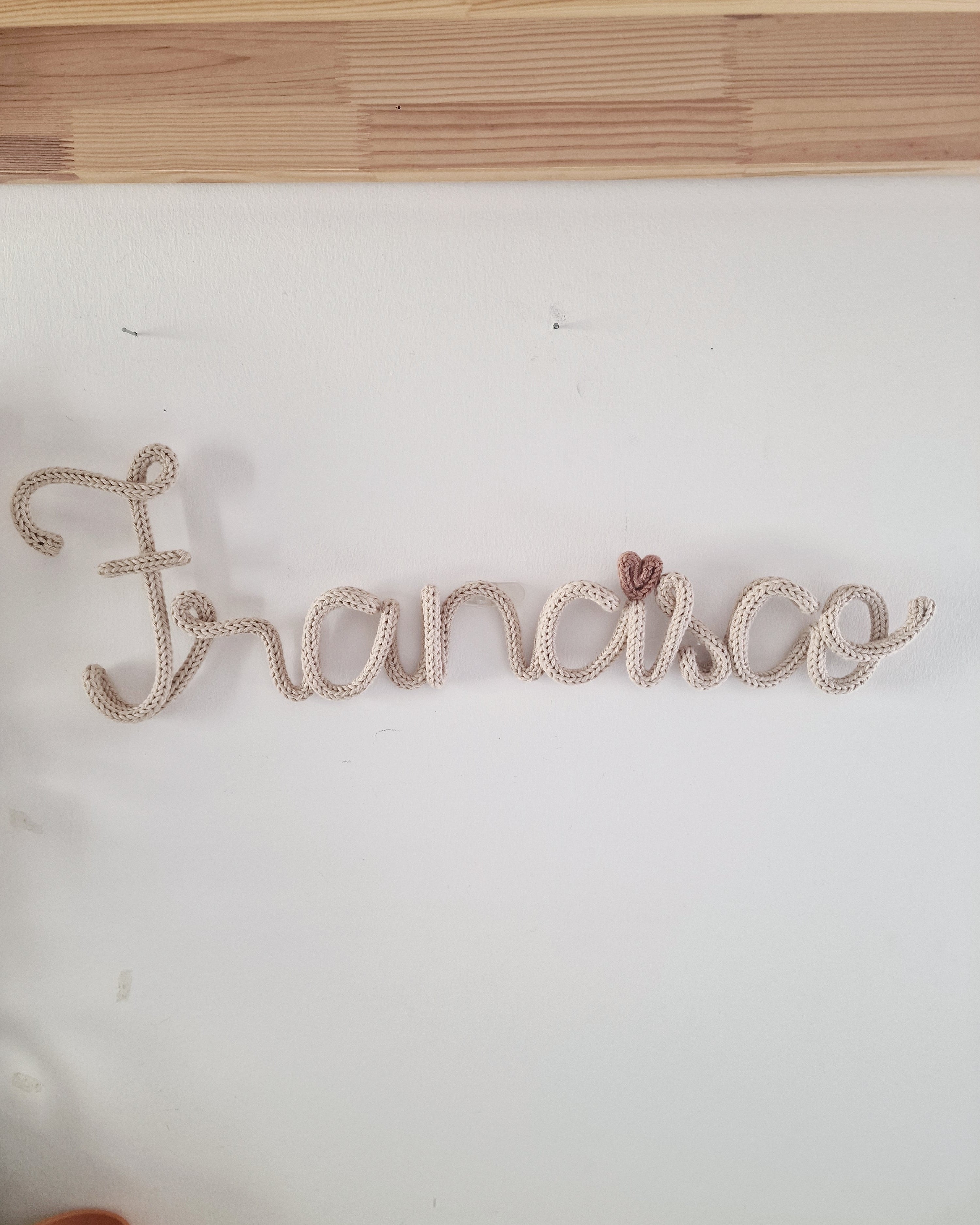 Nome Personalizado em Tricotin