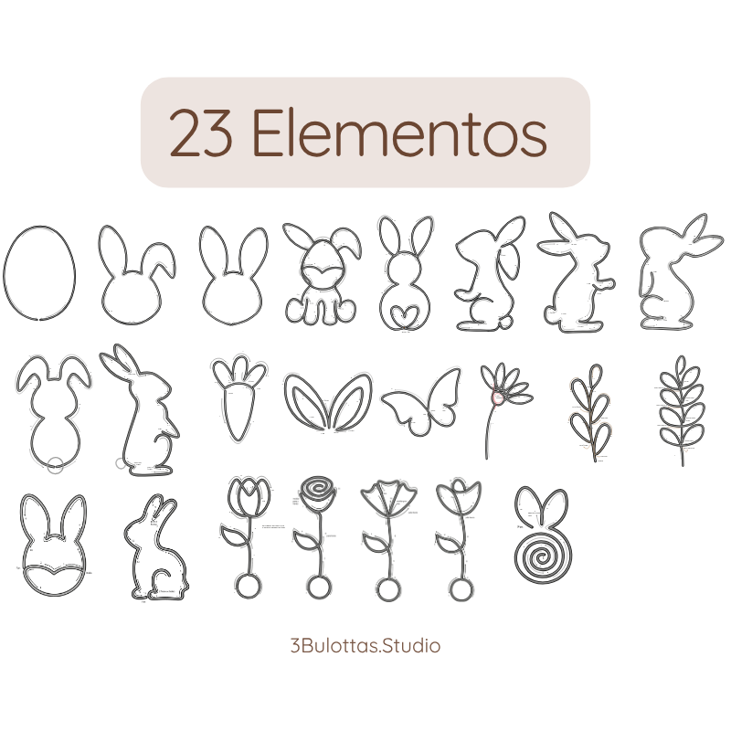 E-Book - Páscoa (Easter templates)
