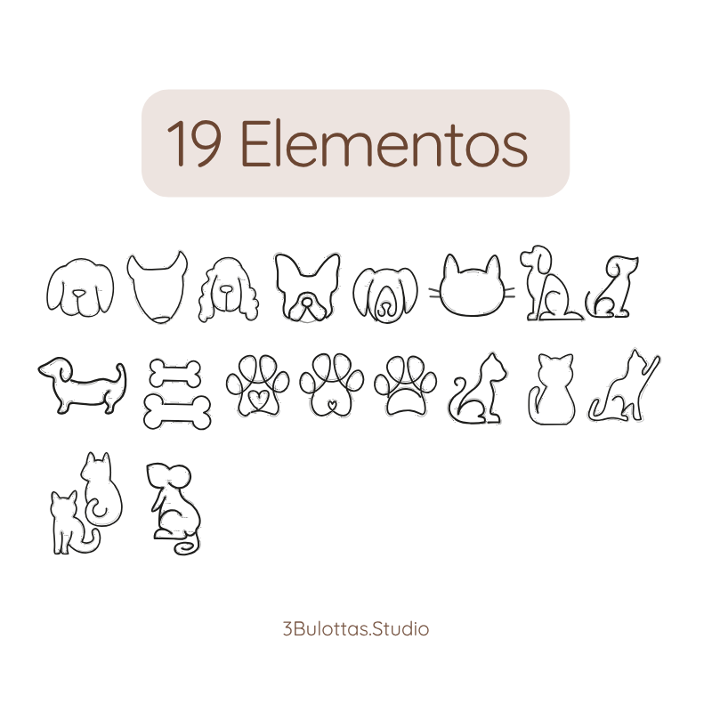 E-Book - Animais de estimação (PETS templates)