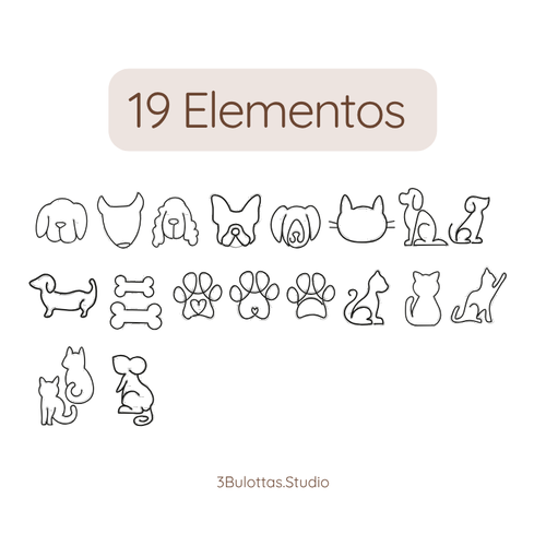 E-Book - Animais de estimação (PETS templates)