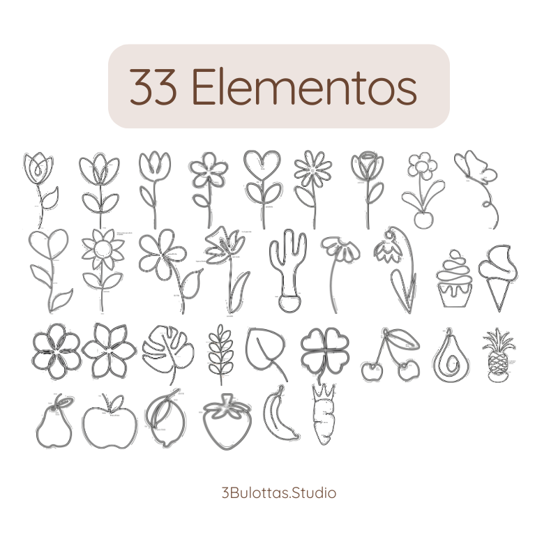 E-Book - Flores e Frutas (Flowers & Fruits)