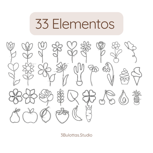 E-Book - Flores e Frutas (Flowers & Fruits)